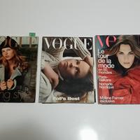 Vogue sono tre riviste 