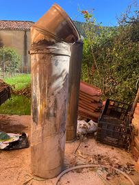 Canna fumaria acciaio inox