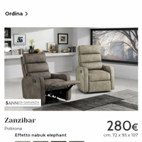 Poltrona reclinabile Mod.Zanzibar Mondo Convenienz