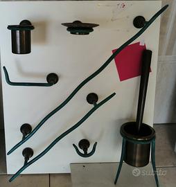Serie di accessori bagno