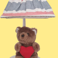 Lampada  bimbo da comodino vintage da collezione