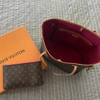 Borsa con monogramma Neverfull di Louis Vuitton