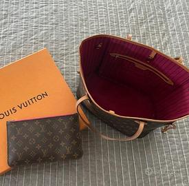 Borsa con monogramma Neverfull di Louis Vuitton