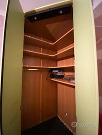 Cabina armadio angolare