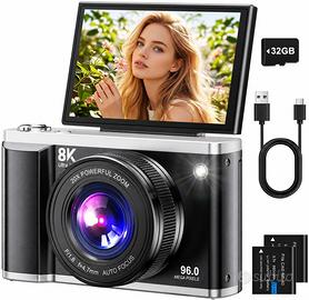 Fotocamera Digitale 8K 96MP con WiFi