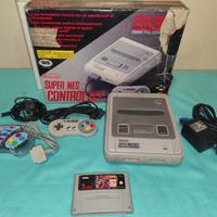 NINTENDO SNES CONSOLE SUPERNINTENDO CON SCATOLA