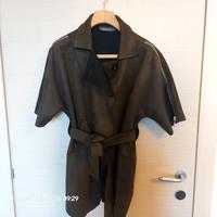 giacca ecopelle stile Kimono 