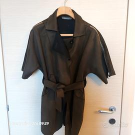 giacca ecopelle stile Kimono 