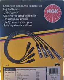 KIT CAVI FILI CANDELE NGK FIAT KA-500-GRANDE PUNTO