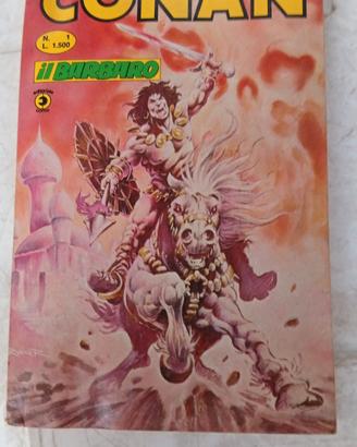 Conan Il Barbaro N. 1 Editoriale Corno 1980