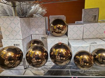 fermacarte sfera porcellana colore bronzo HERVIT