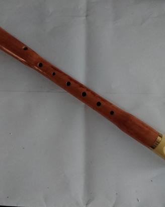 HOHNER Flauto dolce color avorio e legno, vintage