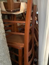 10 sedie in arte povera