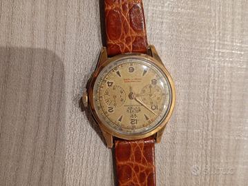 orologio vintage in oro 18 Katati crono WALKER ed 