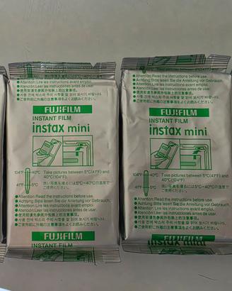  4 ricariche fujifilm instax mini