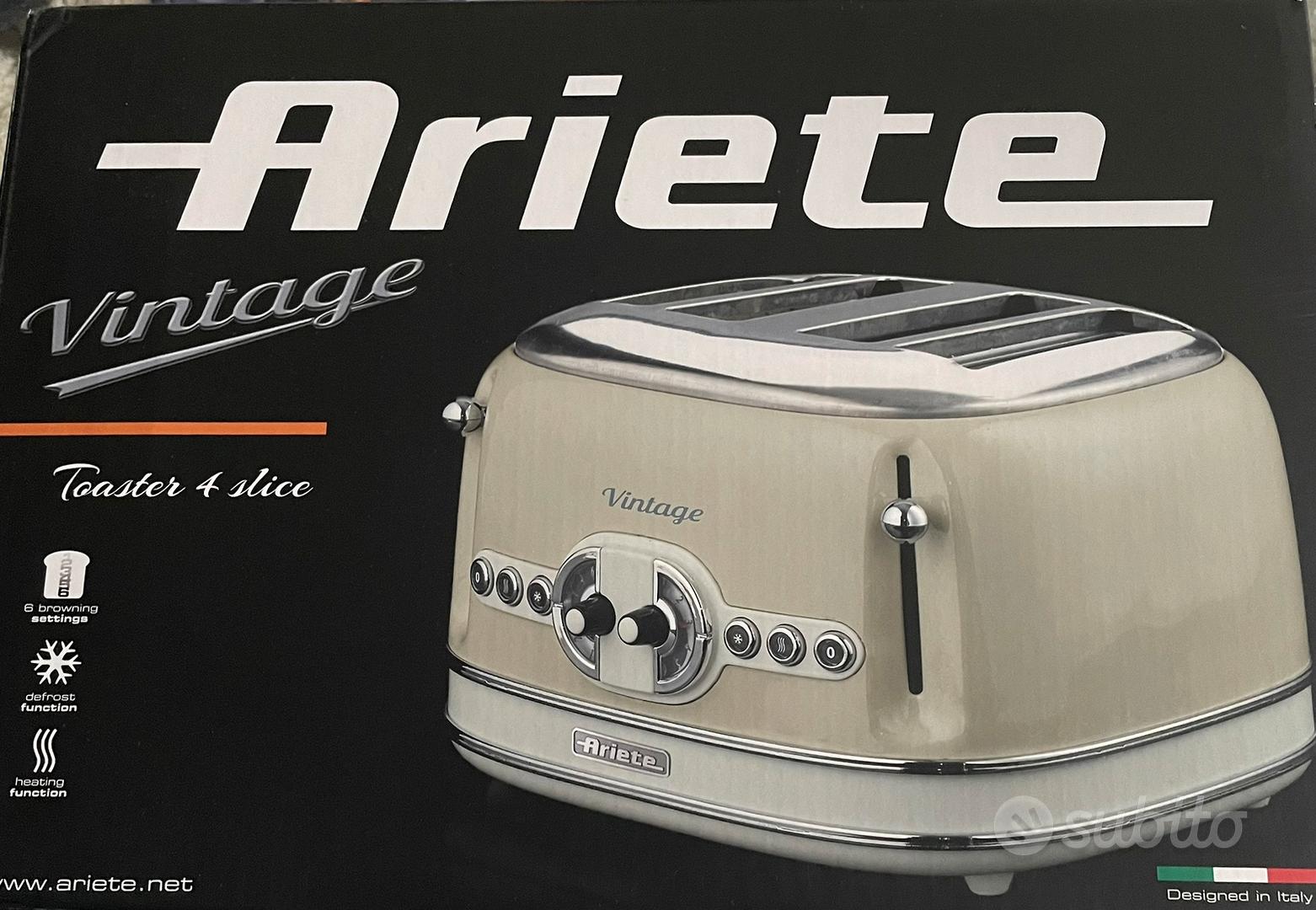 Tostapane Ariete Vintage 4 fette muovo - Elettrodomestici In vendita a Roma