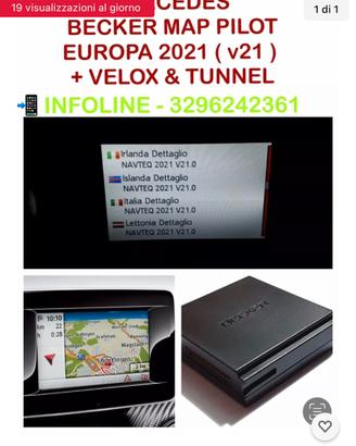 Mercedes becker map pilot mappe navigatore 2021
