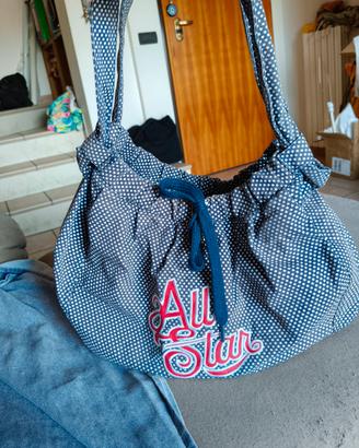 borsa in stoffa vintage Converse All Star