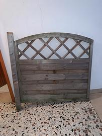 Cancello in legno autovlavato