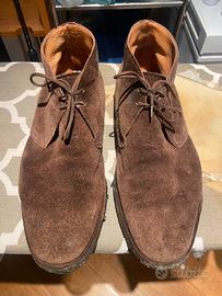 Scarpe churchs rider marroni scamosciate