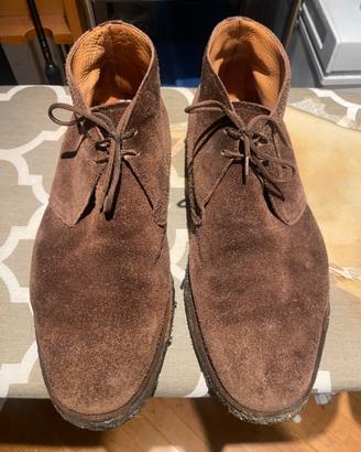 Scarpe churchs rider marroni scamosciate