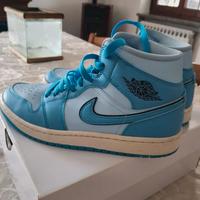 Air Jordan 1 mid se blue-black