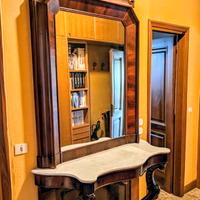 Consolle (console) XIX sec. '800 in legno e marmo