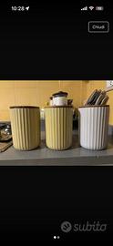 3 barattoli cucina