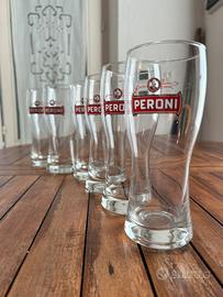 Bicchieri birra Peroni