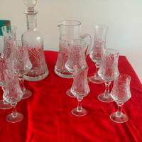 Servizio bicchieri di cristsllo