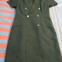 Trench/abito blu scuro Antonio Fusco