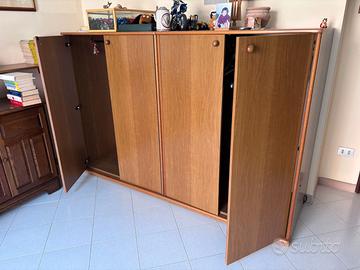 PARETE VINTAGE 3 PEZZI - Armadio + 2 Colonne