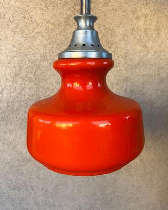 Lampadario Vintage Anni ‘60/’70 – Vetro Opalino