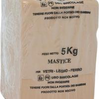 MASTICE/STUCCO PER VETRI DA 5 KG.