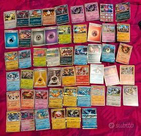 50 Carte Pokemon holo italiane e 1 jap
