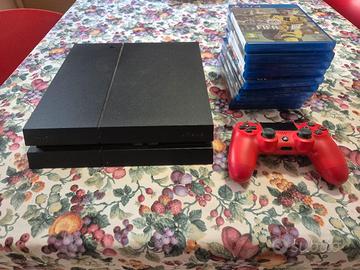 ps4 slim con giochii
