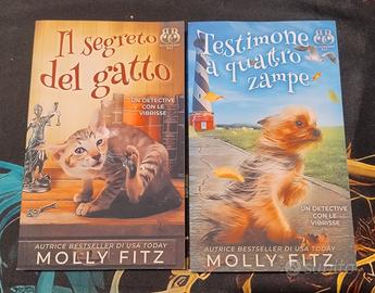 Lotto 2 libri saga "un detective con le  vibrisse"