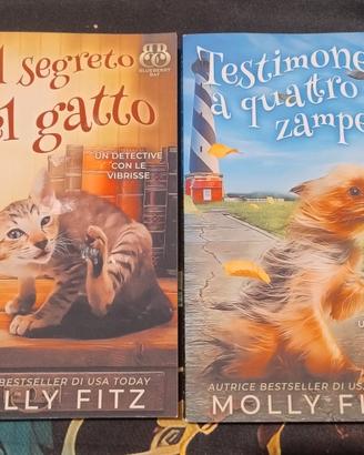 Lotto 2 libri saga "un detective con le  vibrisse"