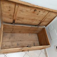 grande cassapanca antica - baule - misure 97x48x41