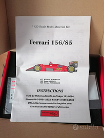 Kit di montaggio Ferrari 156-85, anno1985