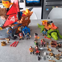 Galeone pirati e coccodrillo Imaginext Fisherprice