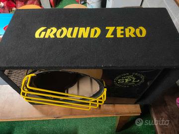 Box subwoofer ground zero per 12"