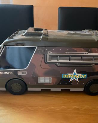 Giocattolo camper micro machine militare anni ‘90