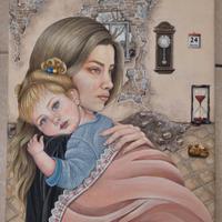 Opera Pittorica Simbolica - Pezzo Unico, Firmato