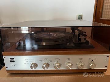 Dual hs34 giradischi con due casse