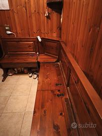 giropanca in legno massello 