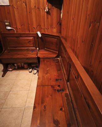 giropanca in legno massello 