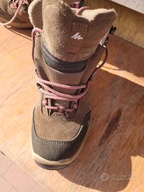 Scarpe trekking donna TREK 100 impermeabili