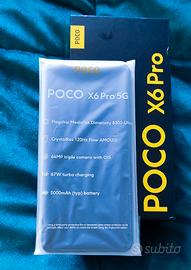 Poco X6 Pro 5G Con Cover e Accessori 