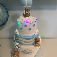 Torta finta per battesimo